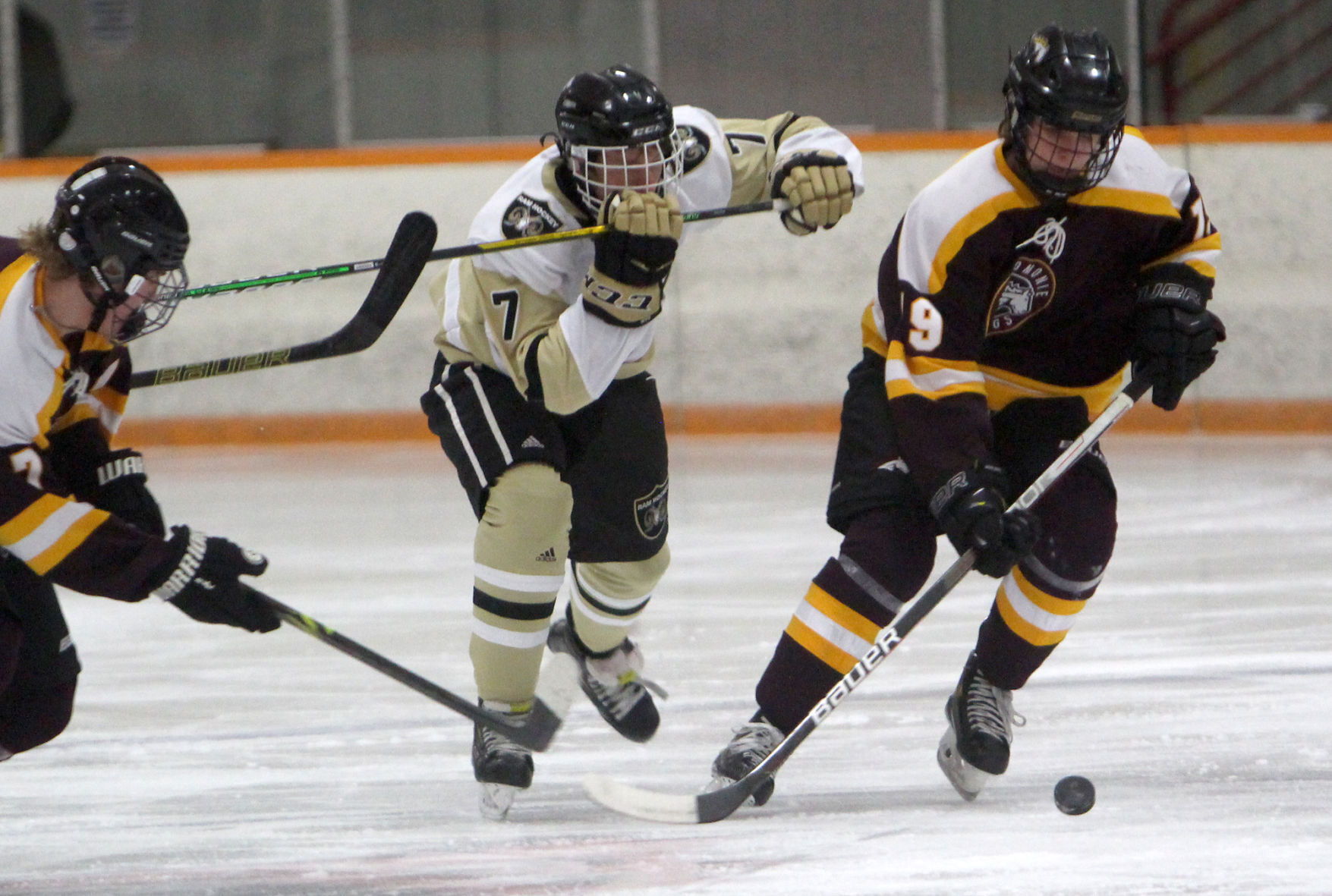 Menomonie at Regis/Altoona/McDonell boys hockey 12-9-21